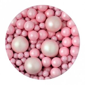 Cukrové sypání 100g růžové perly Sprinkletti