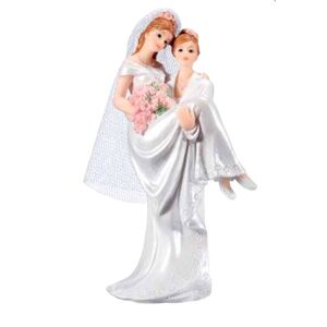 Svatební figurka na dort ona a ona Florensuc