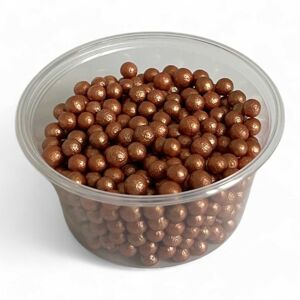 Křupinky - perličky tmavě zlaté Hmotnost: 50 g