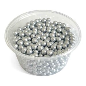 Křupinky - perličky stříbrné Hmotnost: 50 g