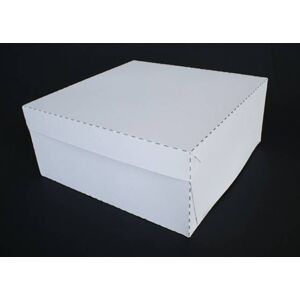 Dortová krabice pevná bílá 25 x 25 x 11 cm