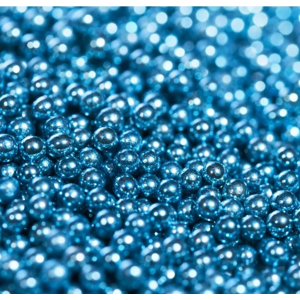 Zdobení Metalické modré perličky 90g Happy Sprinkles