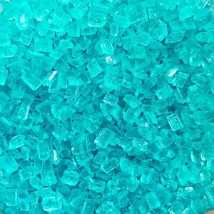 Cukrové krystalky 80g turquoise Scrumptious