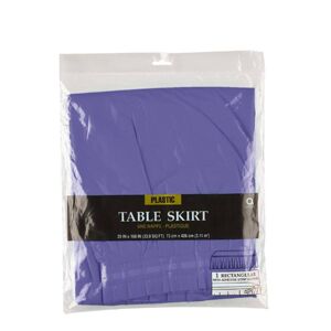 Rautová sukně na stůl pastelově fialová 426 x73cm Amscan