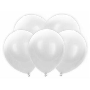Led svítící balónky 5ks 30cm bílé PartyDeco
