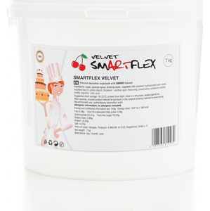 Smartflex Velvet Třešeň 7 kg (Potahovací a modelovací hmota na dorty) Smartflex