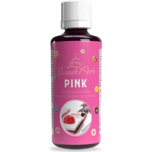 SweetArt airbrush barva tekutá Pink (90 ml) - dortis