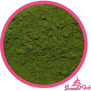 SweetArt jedlá prachová barva Grass Green trávově zelená (2,5 g) - dortis
