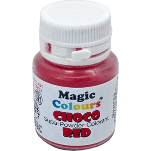 Prášková barva do čokolády Magic Colours (5 g) Choco Red Magic Colours