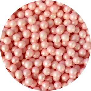 Cukrové perly růžové perleťové (50 g) dortis