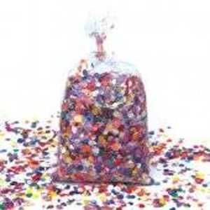 Papírové konfety mix barev 1kg -