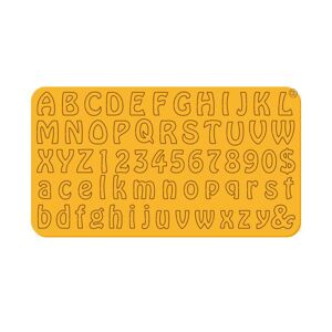 Vytlačovací abeceda Clasic 23x12,5cm Cakesicq