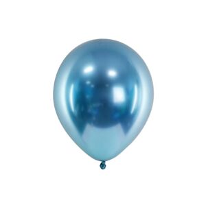 PartyDeco balónky modré lesklé 30 cm (10 ks)