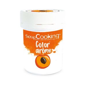 Scrapcooking Color & Flavour - barvivo + aroma - oranžová / MERUŇKA - 10g