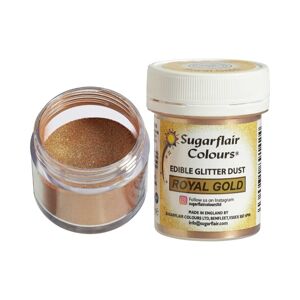 Sugarflair jedlá prachová perleťová barva - zlatá - Royal Gold 10g