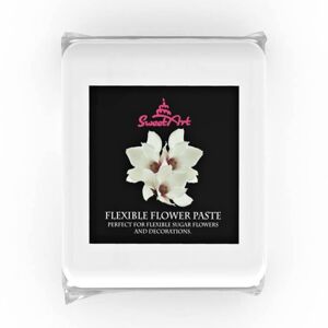 SweetArt Flower Paste White - modelovací - bílá - vanilka - 500g