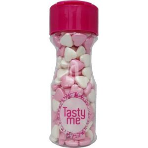 Cukrové zdobení srdíčka bílo růžová 75g Tasty Me